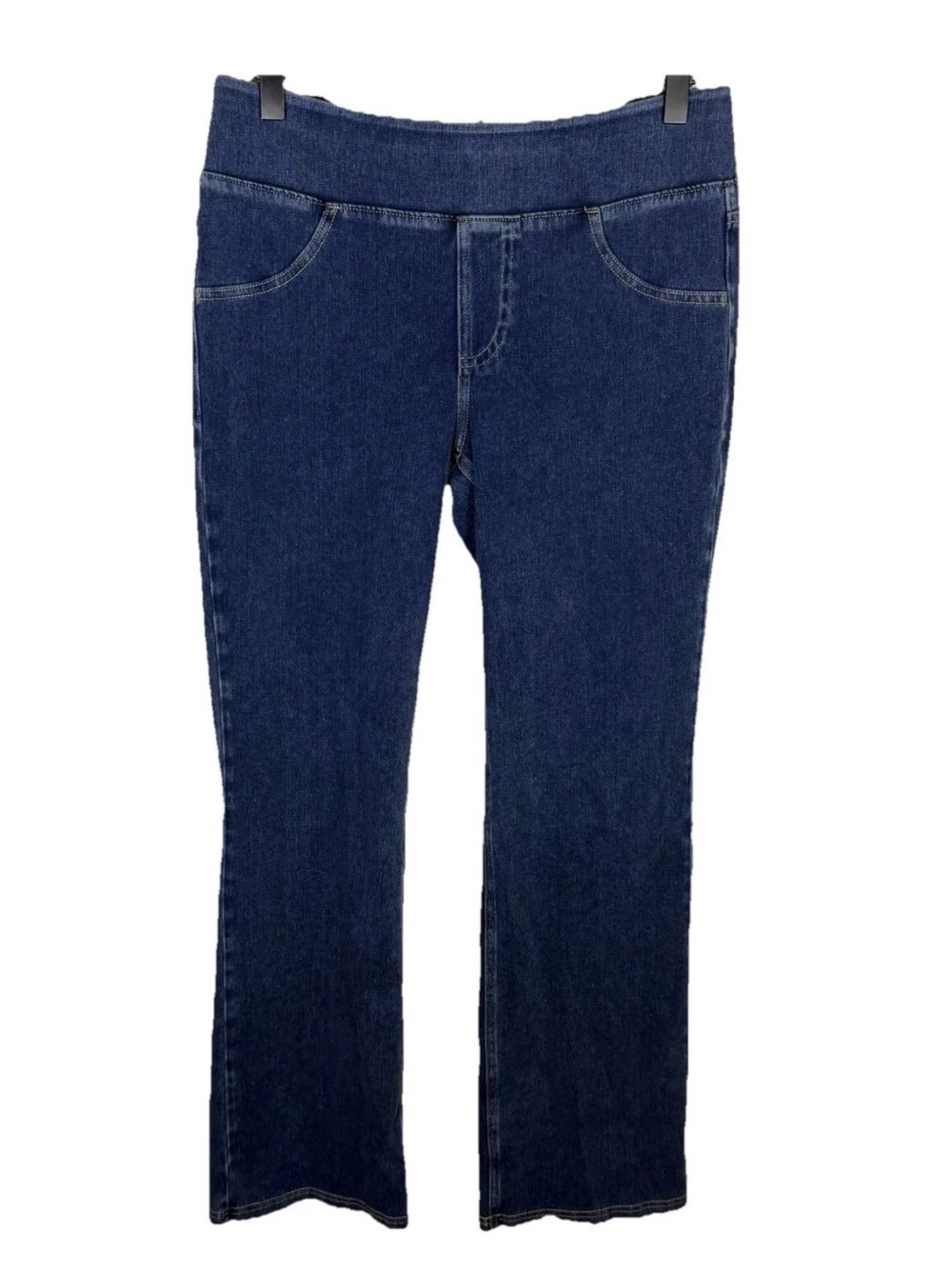 Halara Flex Low Rise Pockets Casual Bootcut Jeans Size M Blue Pull On Stretch